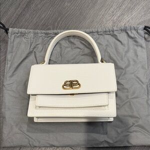 Balenciaga Lizard Embossed Sharp Bag XS